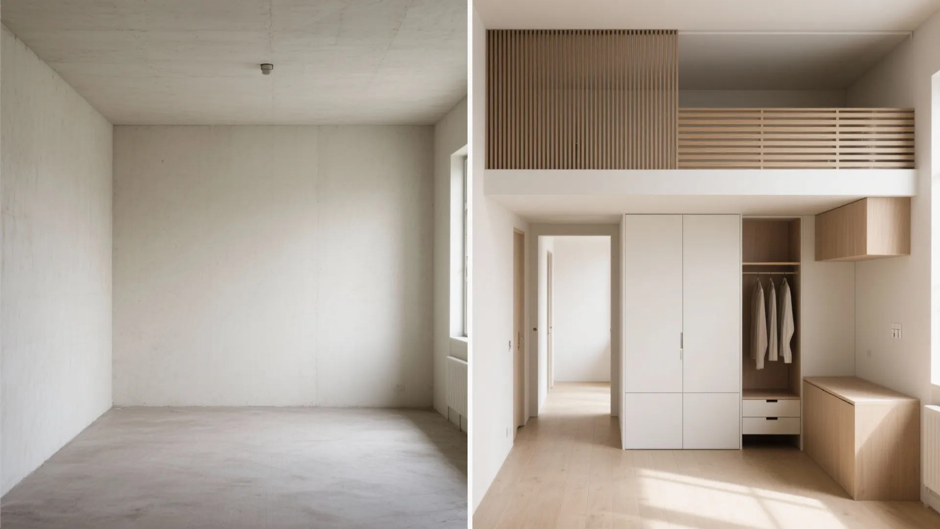 Wall-to-Wall Longitudinal Loft to Keep the Center Tall