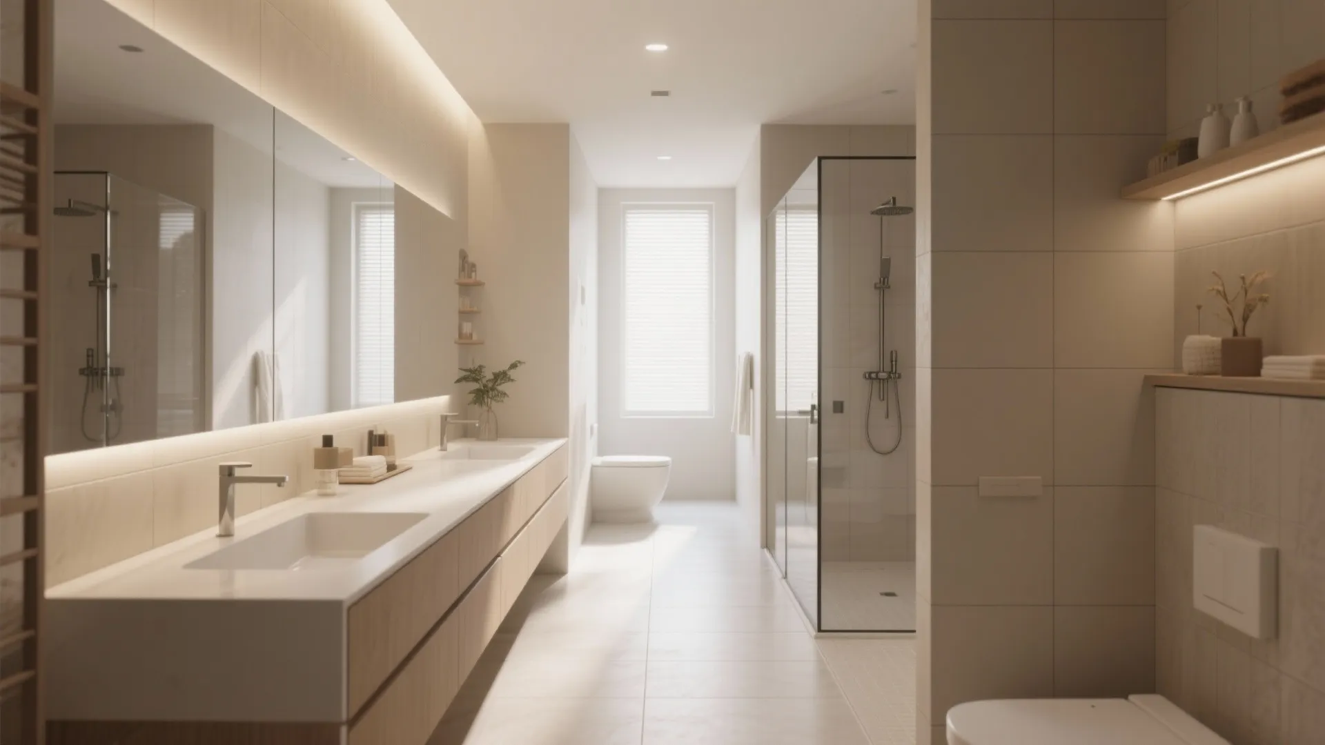 10 Brilliant Ideas for Long Narrow Bathrooms: My Favorite Space-Savvy Tricks to Make Tight Bathrooms Feel Big