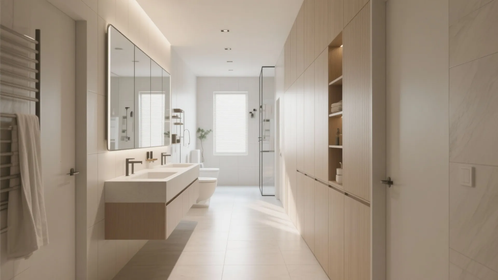 10 Smart Ideas for Long Narrow Bathrooms: Creative ways to turn a long, awkward bathroom into a stylish and functional space