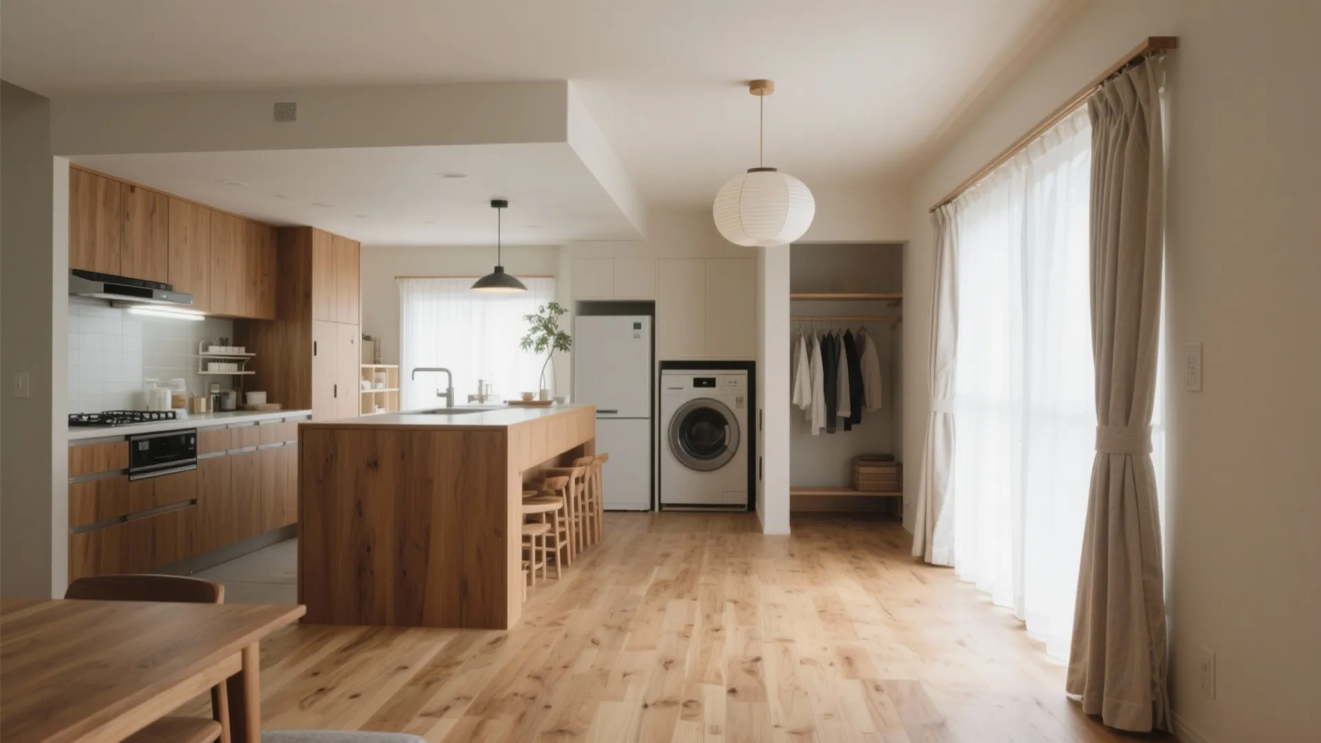 動線が家事の時間を半分にする：回遊プランで平屋を軽くする（動線规划・日式風格）