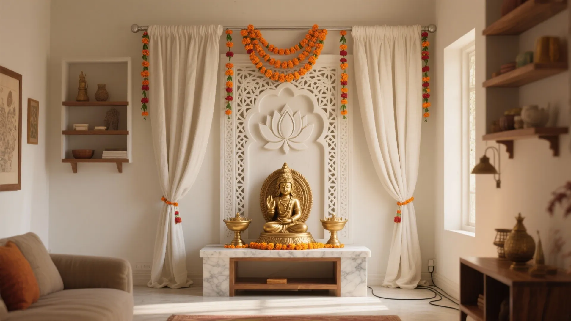 Temple-Inspired Backdrops & Drapes