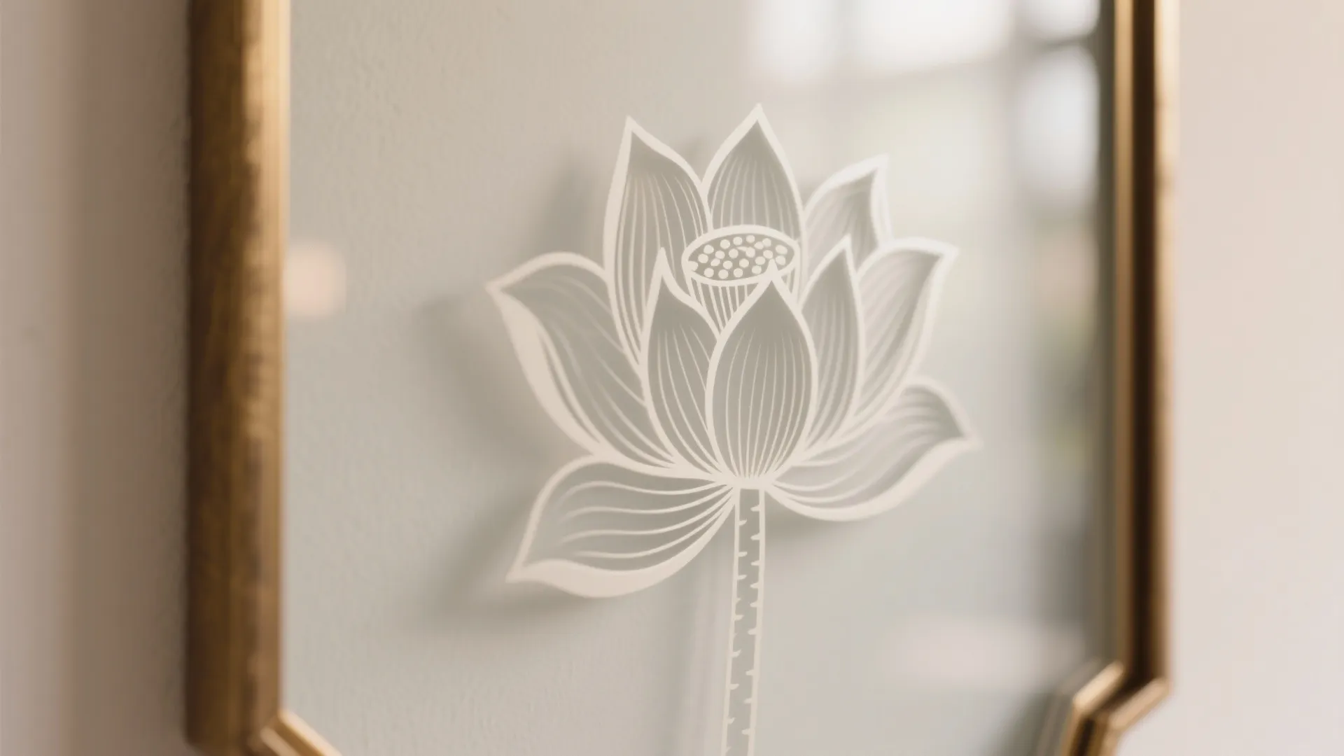 Frosted and Etched Glass for Sacred Privacy