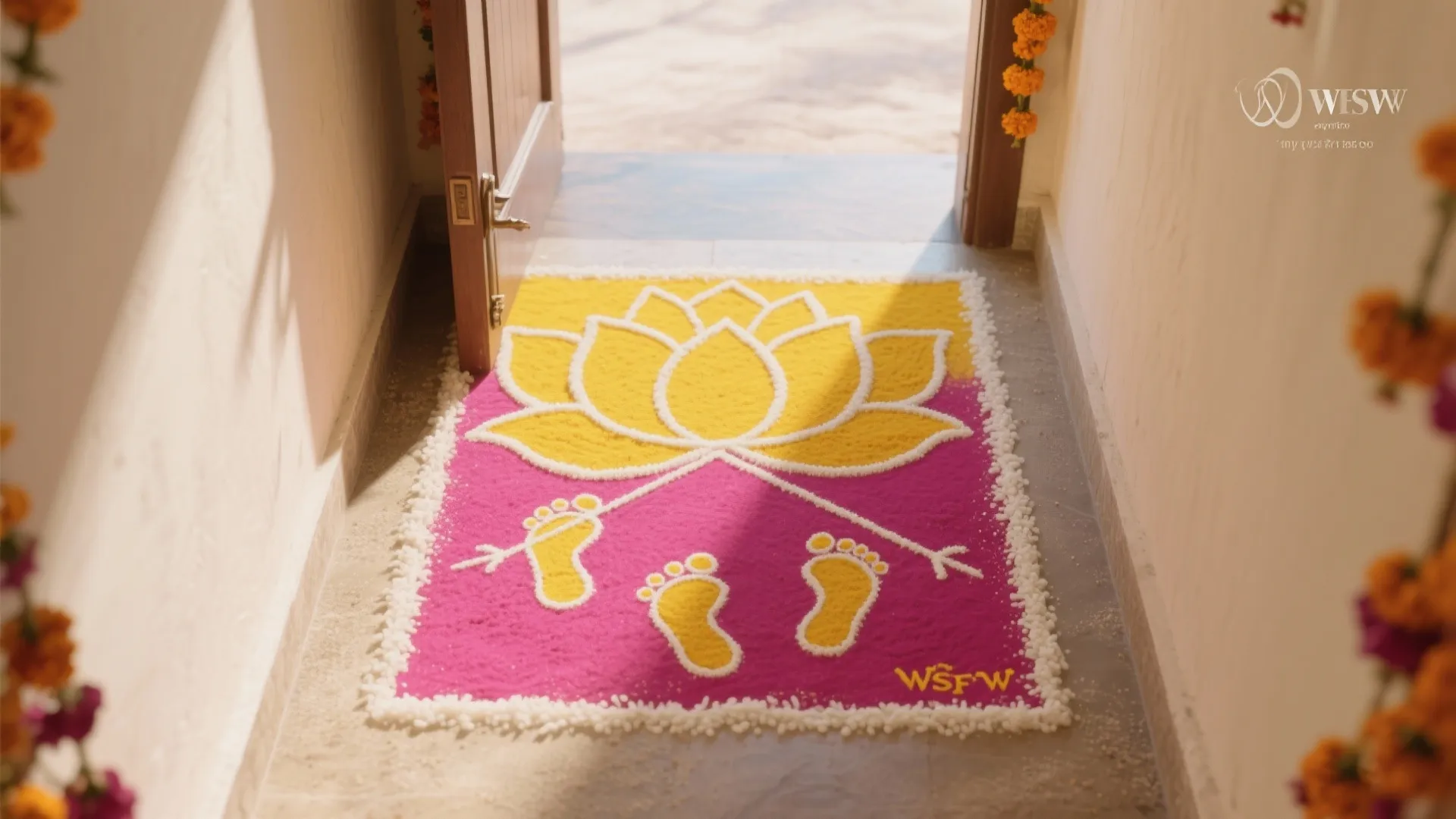 Lotus and Footprints at the Threshold