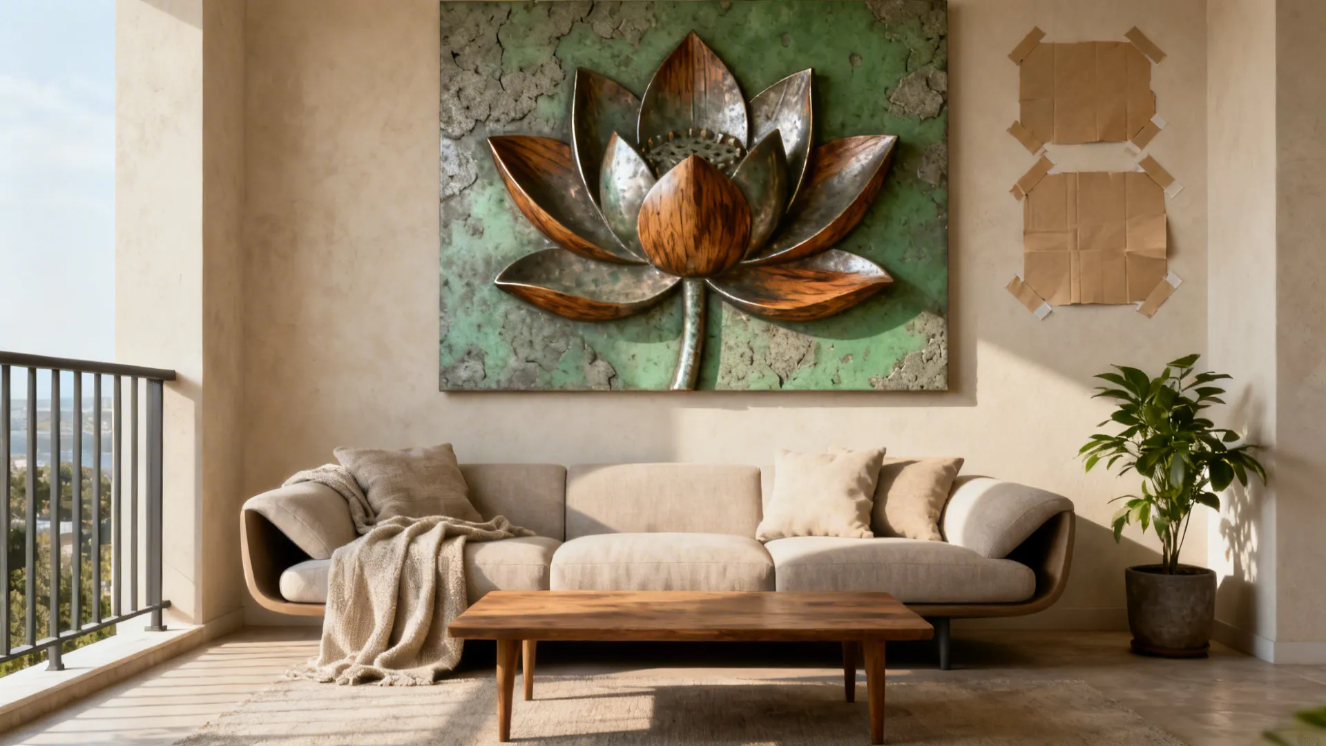 Lotus Wall Decor: 5 Living Room Ideas