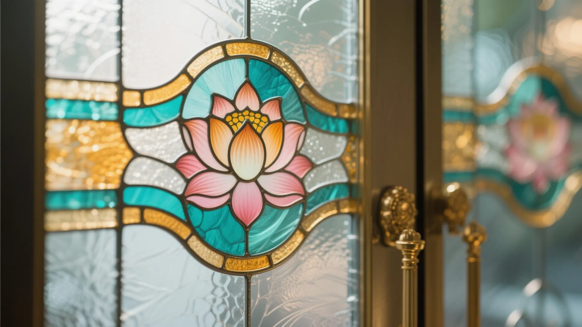 Stained Glass with Traditional Motifs