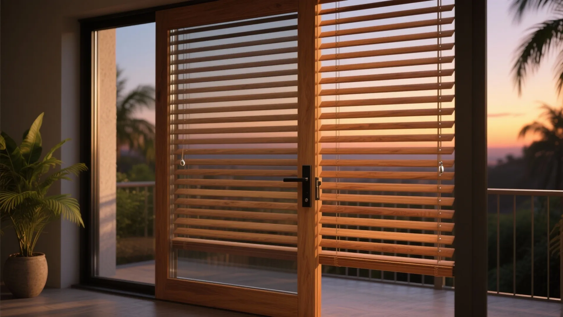 Wood Frame + Operable Louver or Screen Layer