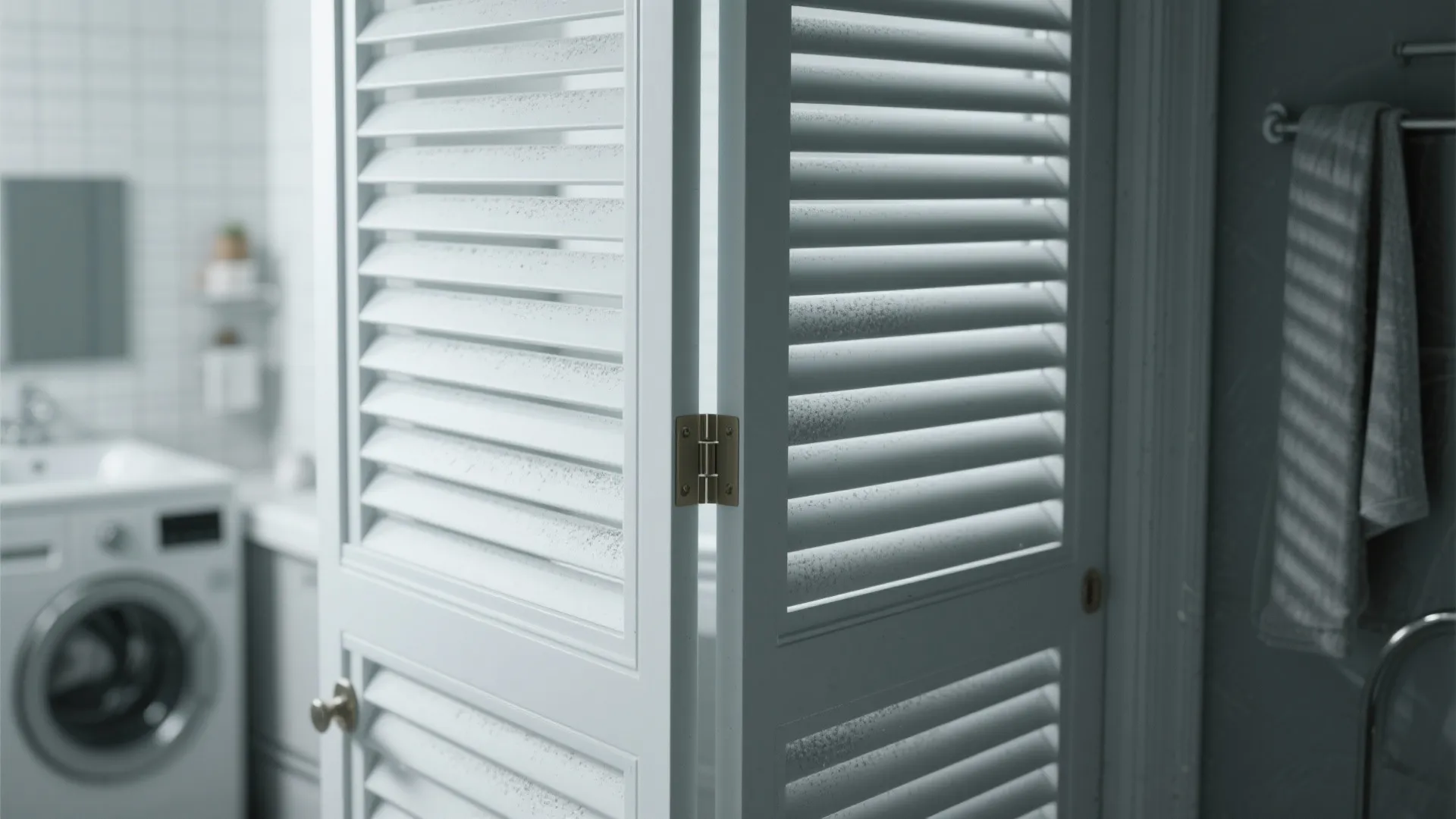 3. Louvered bifold for ventilation