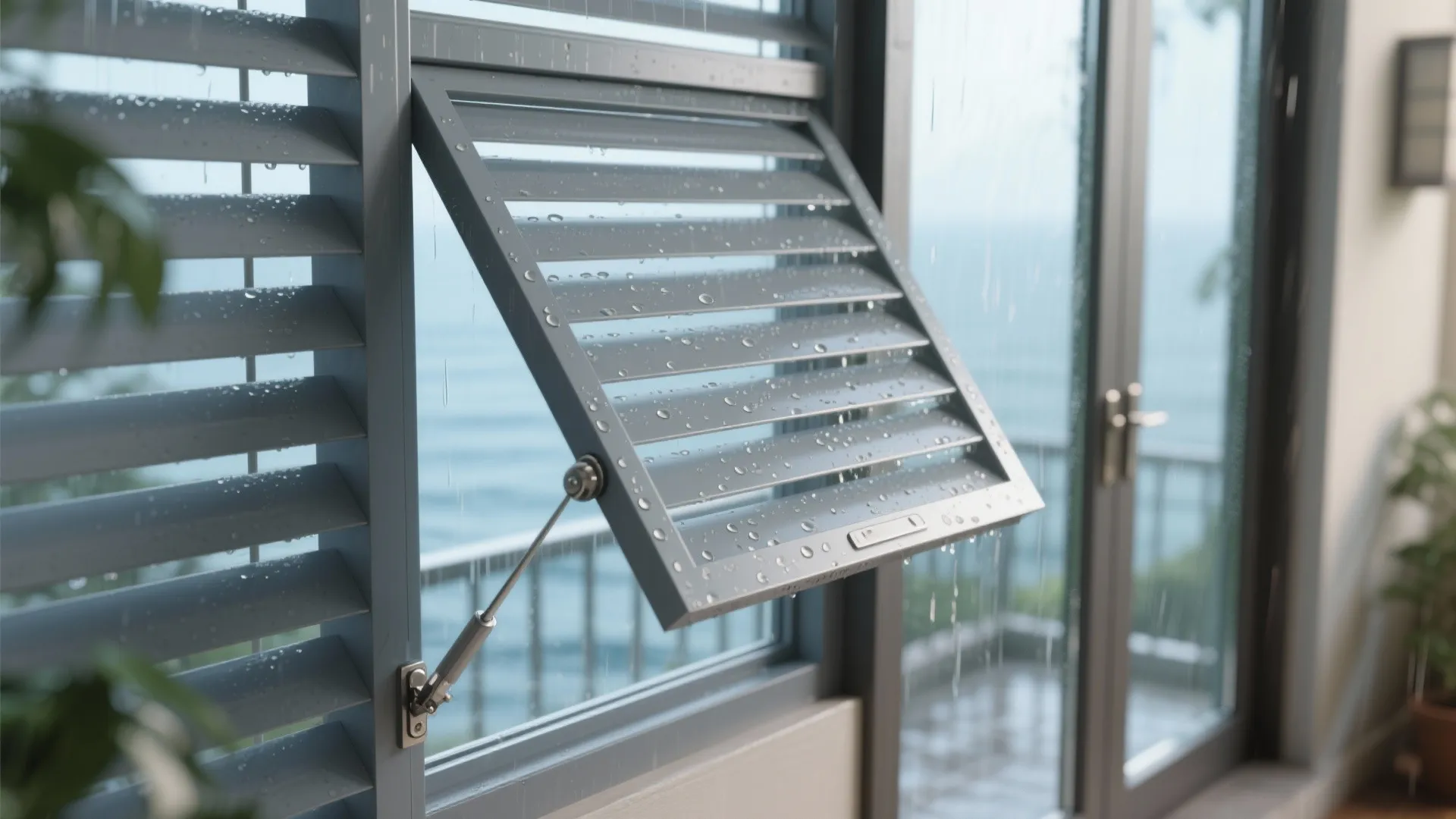 Louvered and Ventilated Panels for Monsoon and Privacy