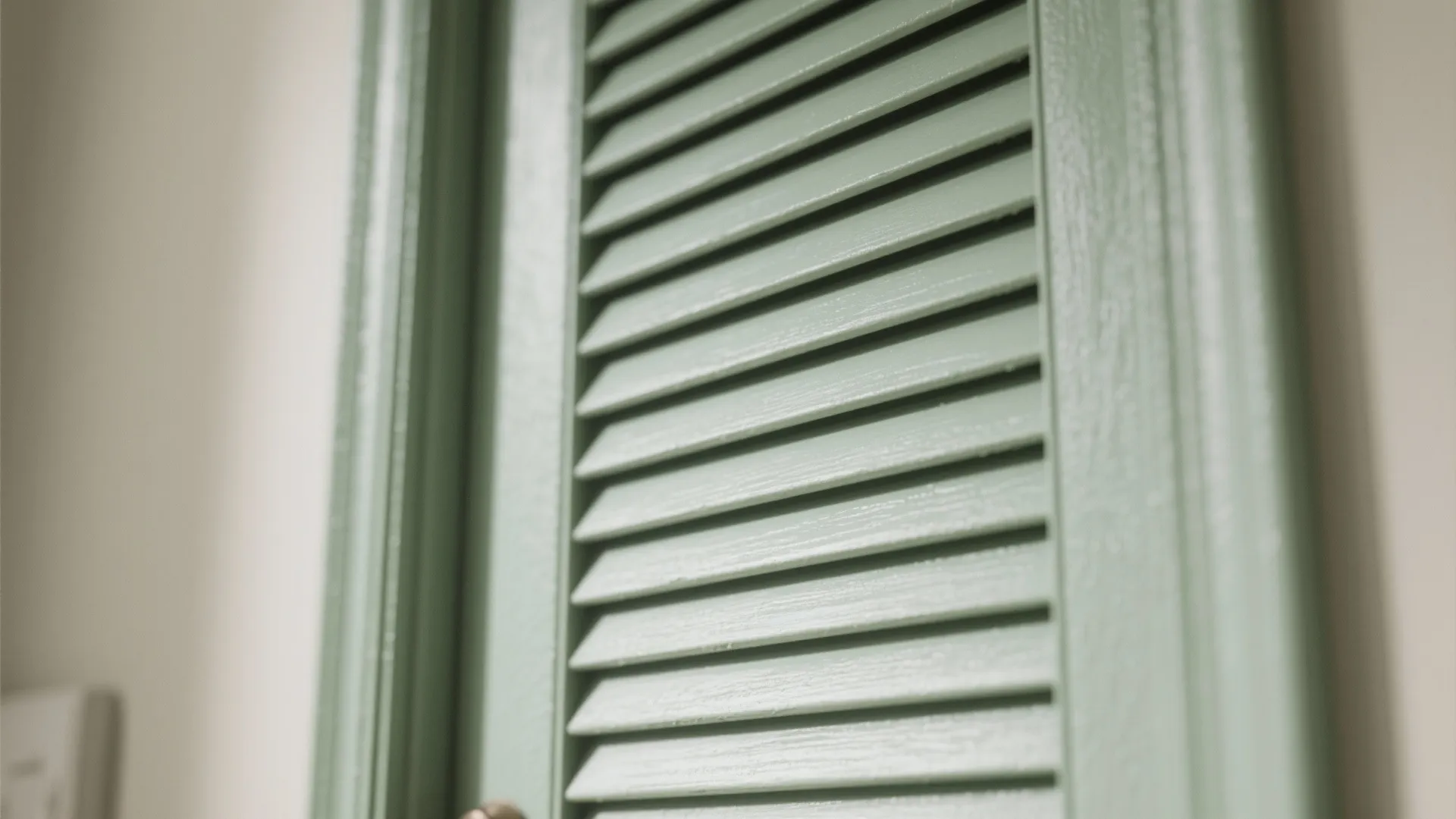 4. Louvered doors or ventilated panels to prevent mildew