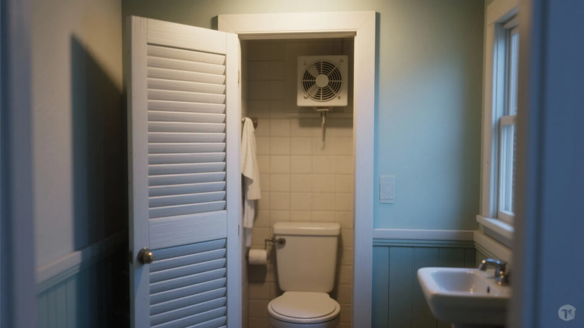 5. Louvered Stall Door for Ventilation