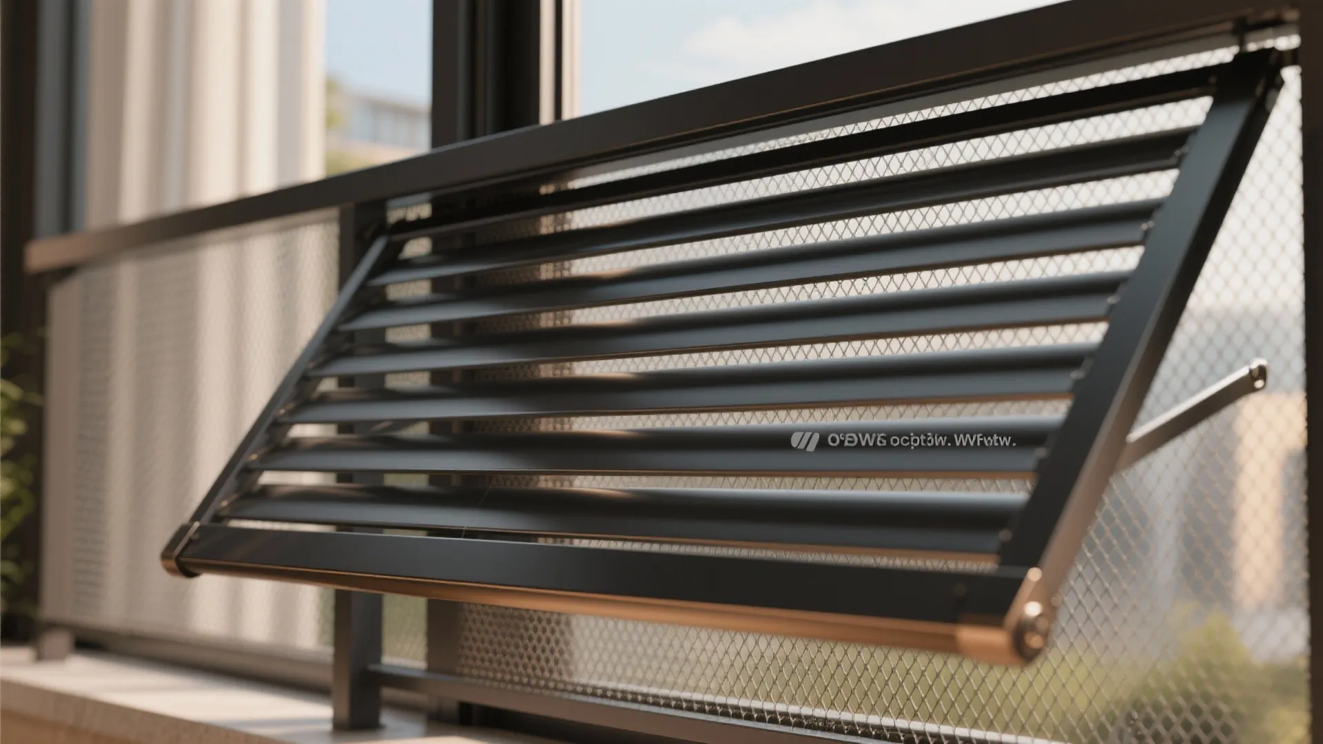 Idea 5: Louvers, mesh, and color—comfort meets character