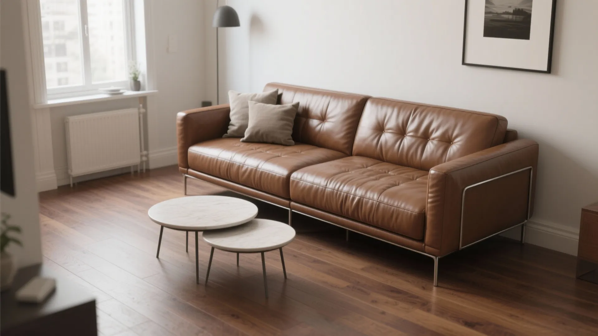 Streamlined Loveseats with Clean Lines