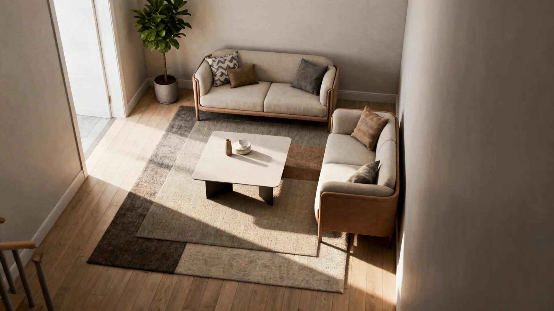 5 Living Room Sofa & Loveseat Layouts