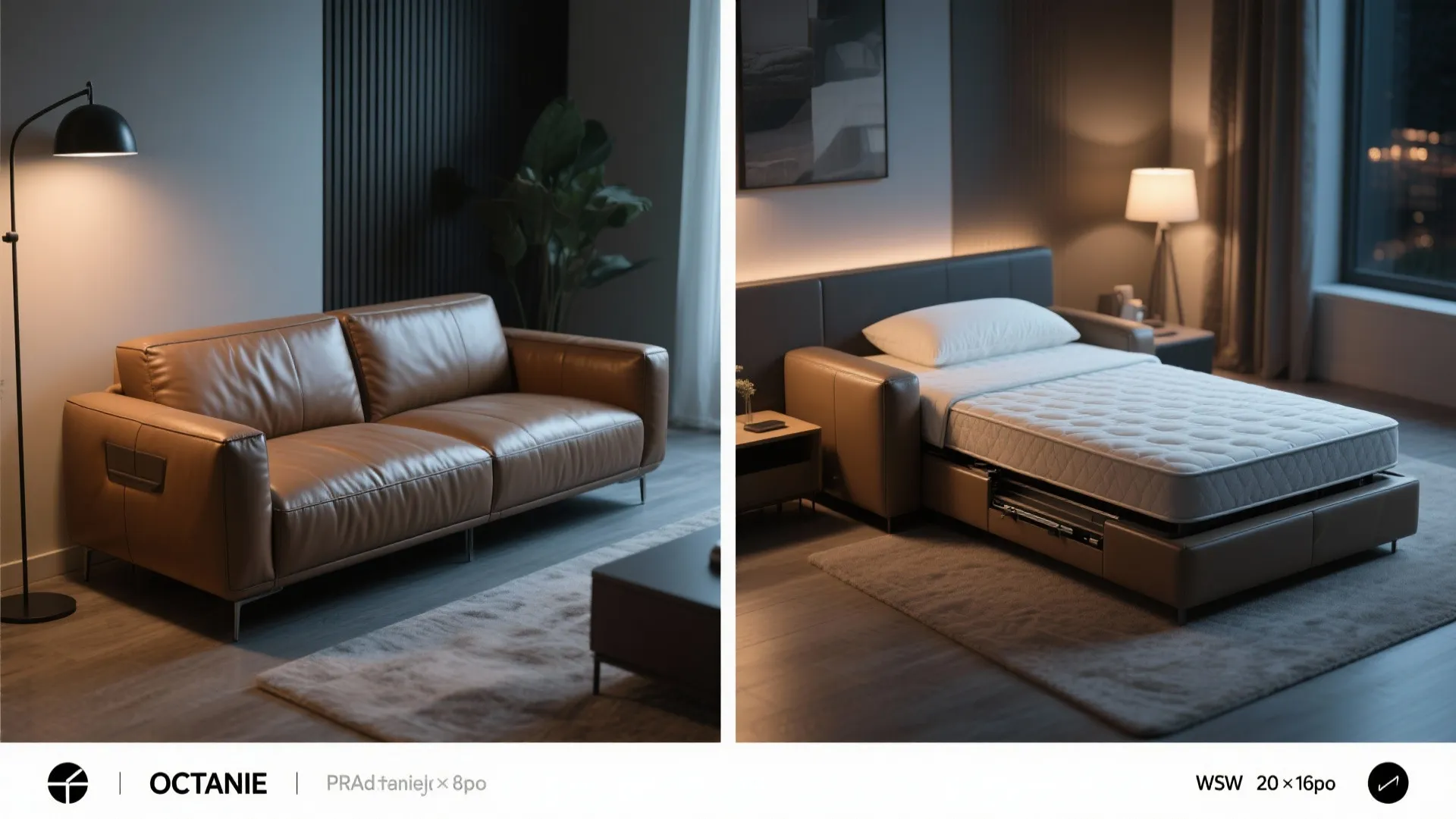 Loveseat + Slim Sleeper for Multi-Function Rooms
