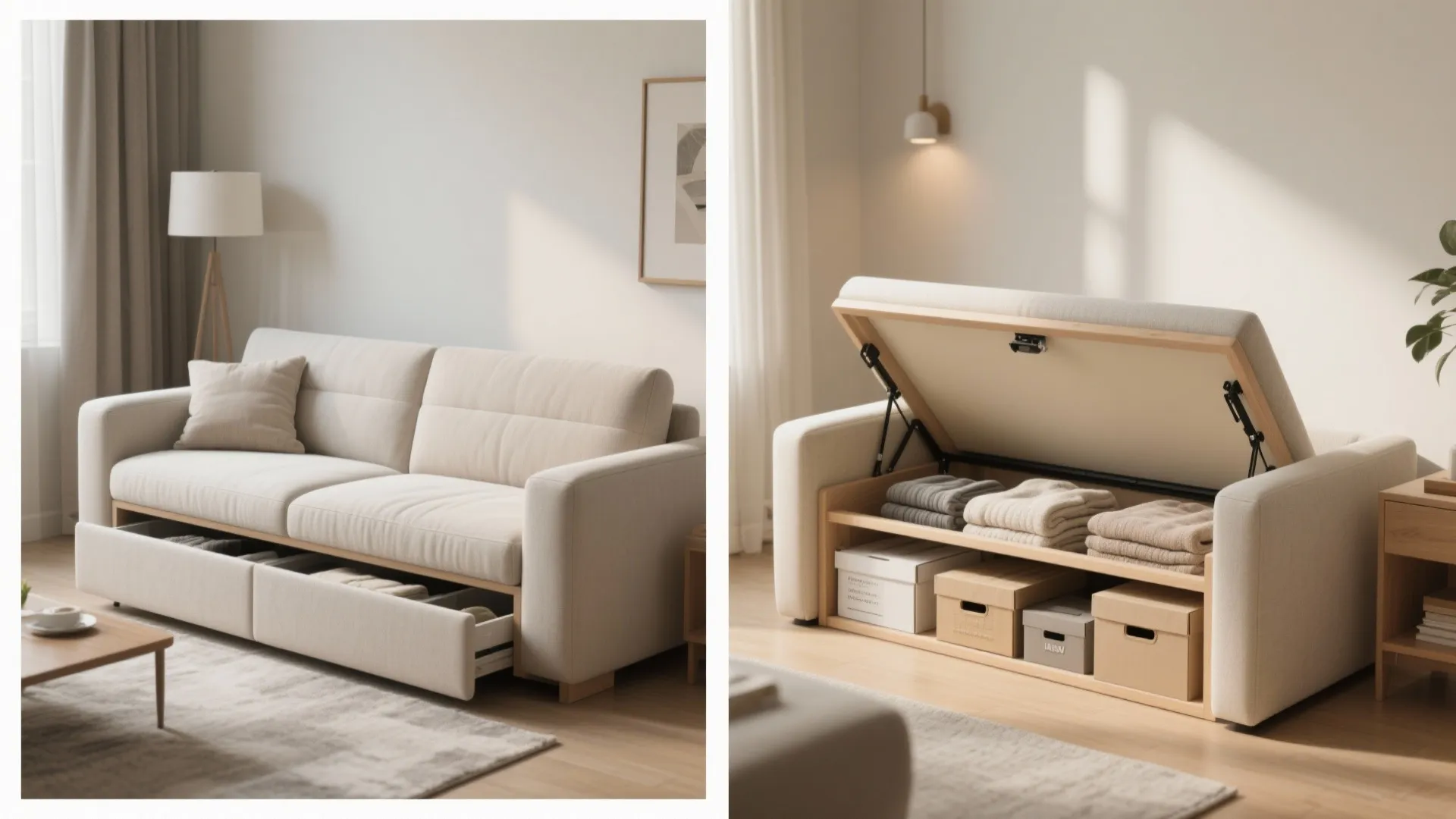 2. The Loveseat That Doubles as Storage