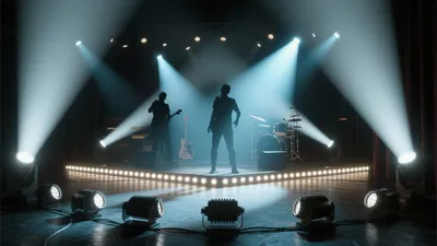 Dramatic Stage Lighting Design for Live Performance