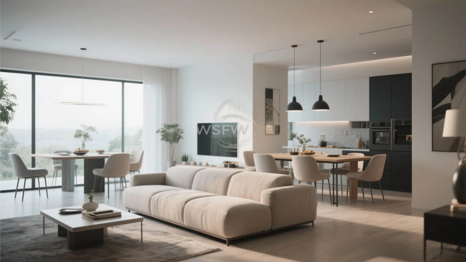 7. Low-Back Sofa as a Divider