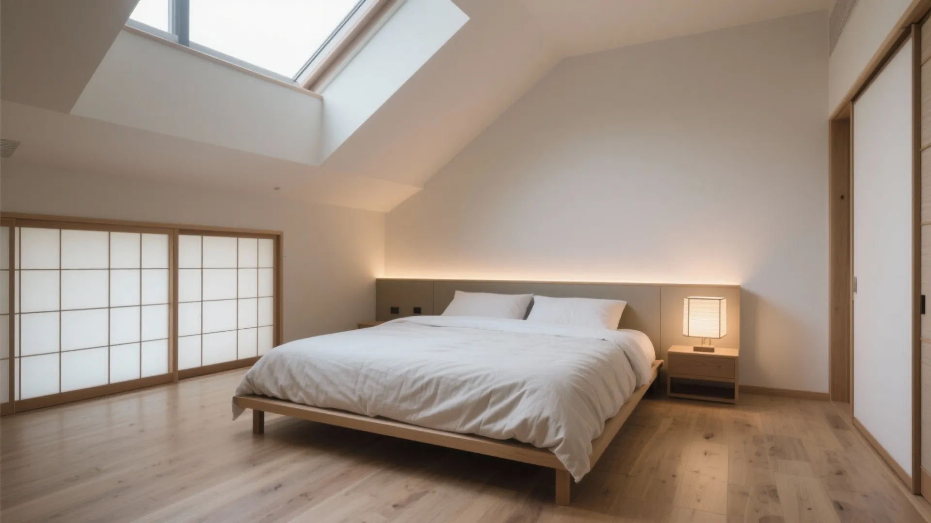 Tips 5: 2階ベッドは「低め×壁寄せ」で落ち着き（日式風格）