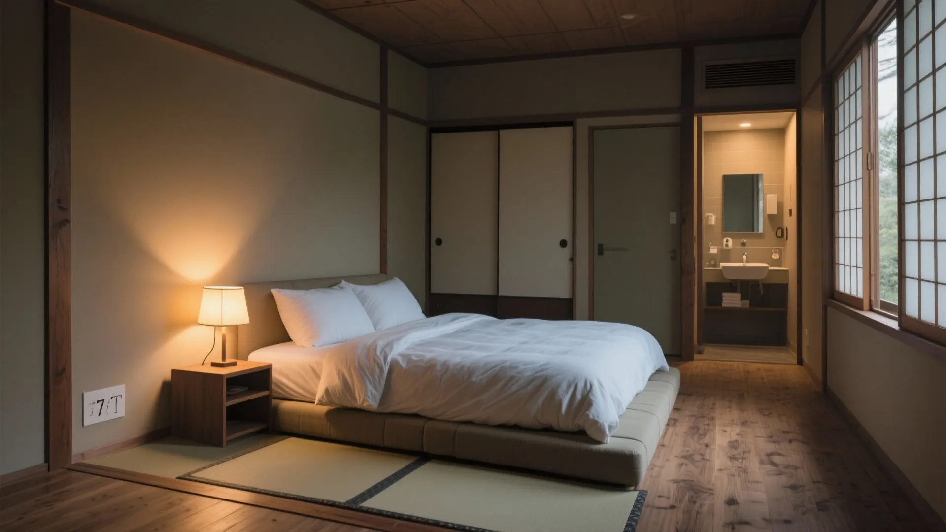 Tips 4: 寝室は“家族の睡眠動線”を優先（日式风格＋东京小户型）