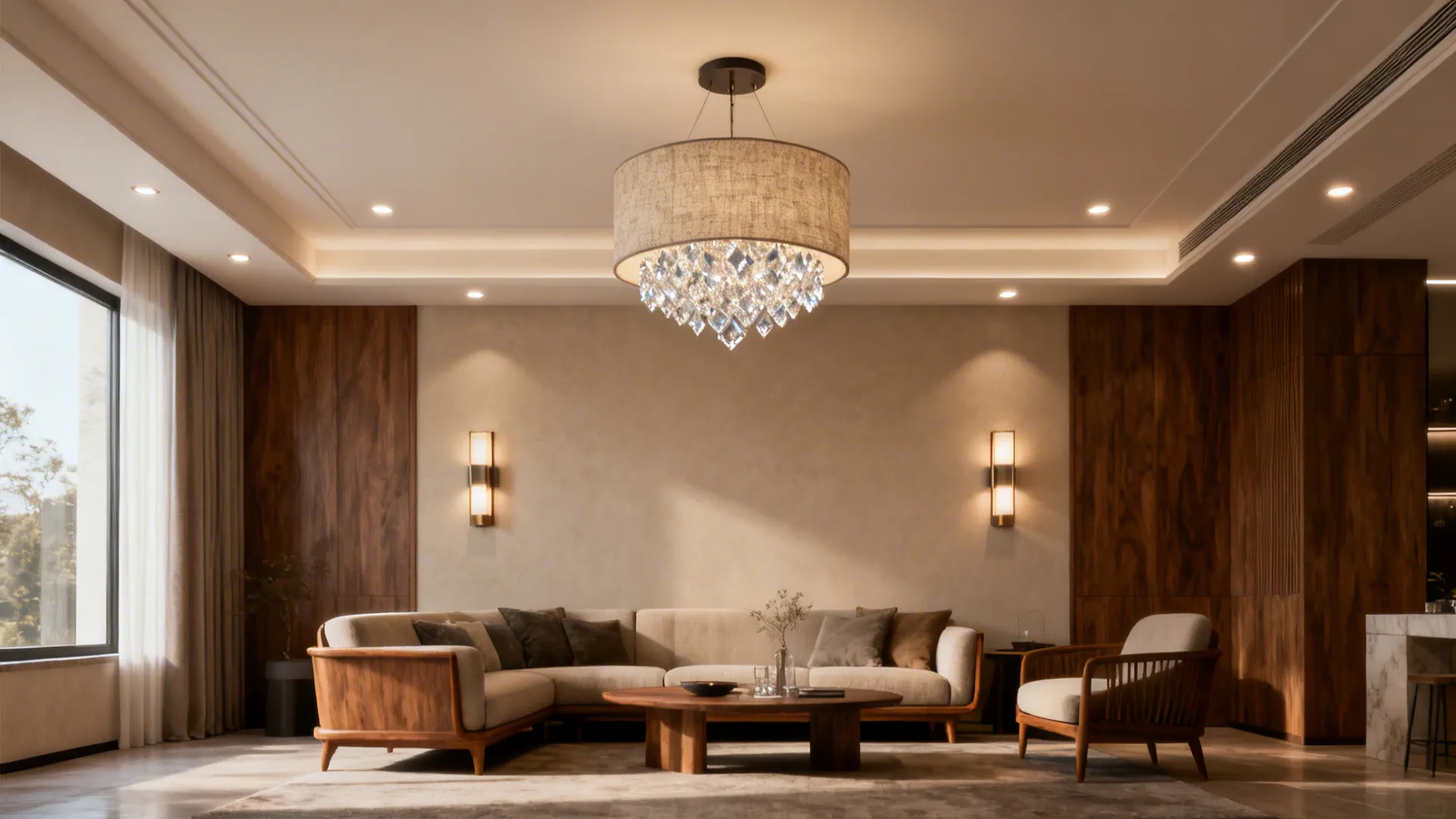 5 Chandelier Ideas for Low Ceiling Living Rooms