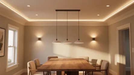 5 Lighting Ideas for Low Ceiling Dining Rooms
