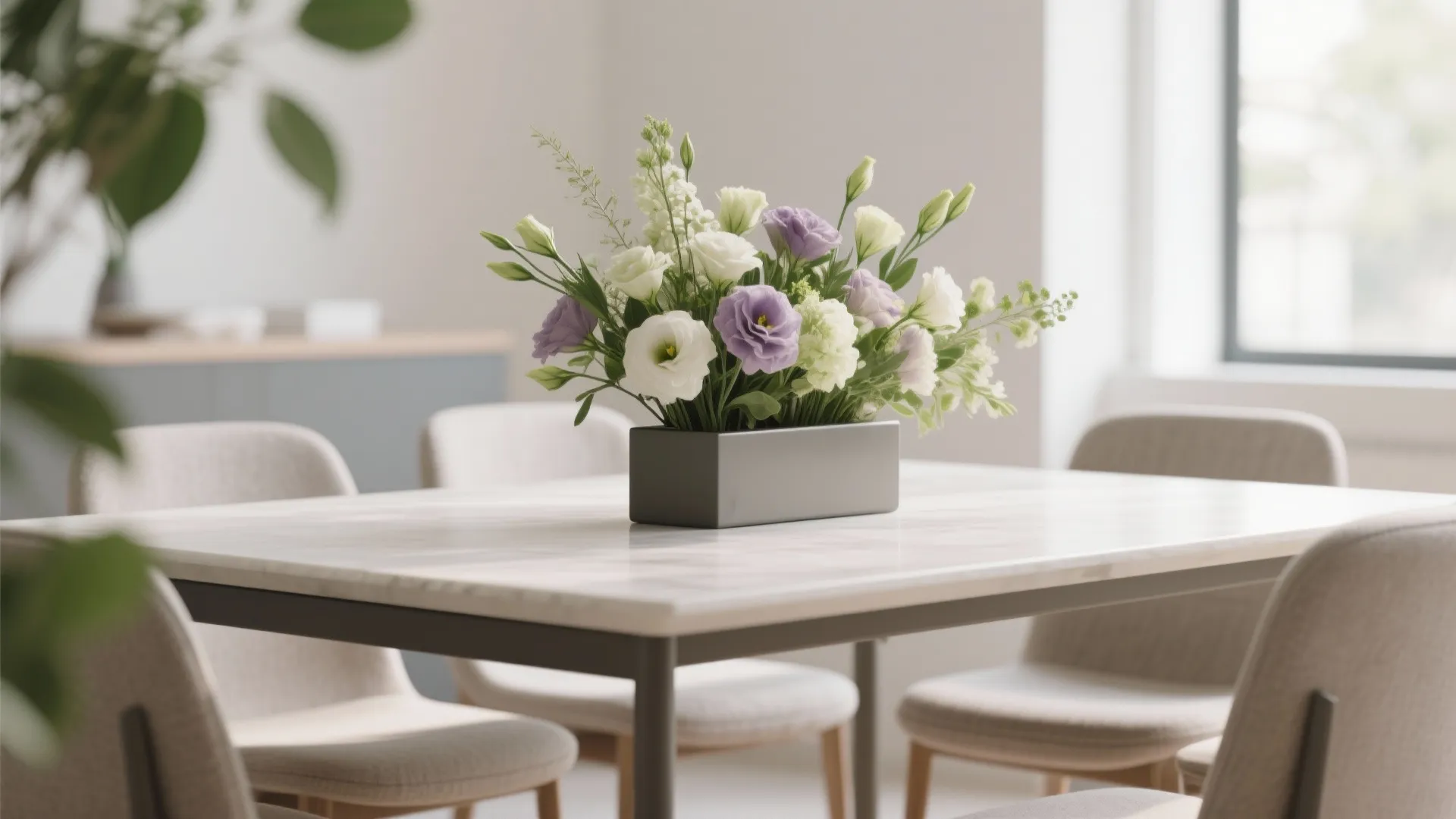 1. Low Modern Floral Arrangements