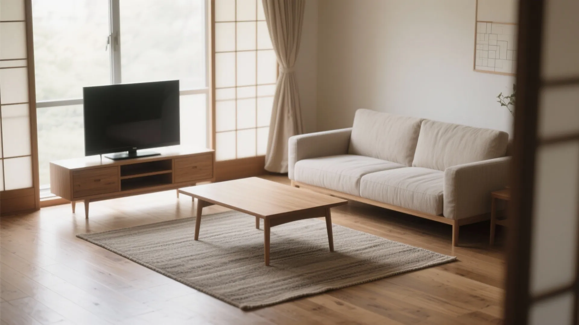 7. 家具は“低く・脚を見せる”で視界を抜く
