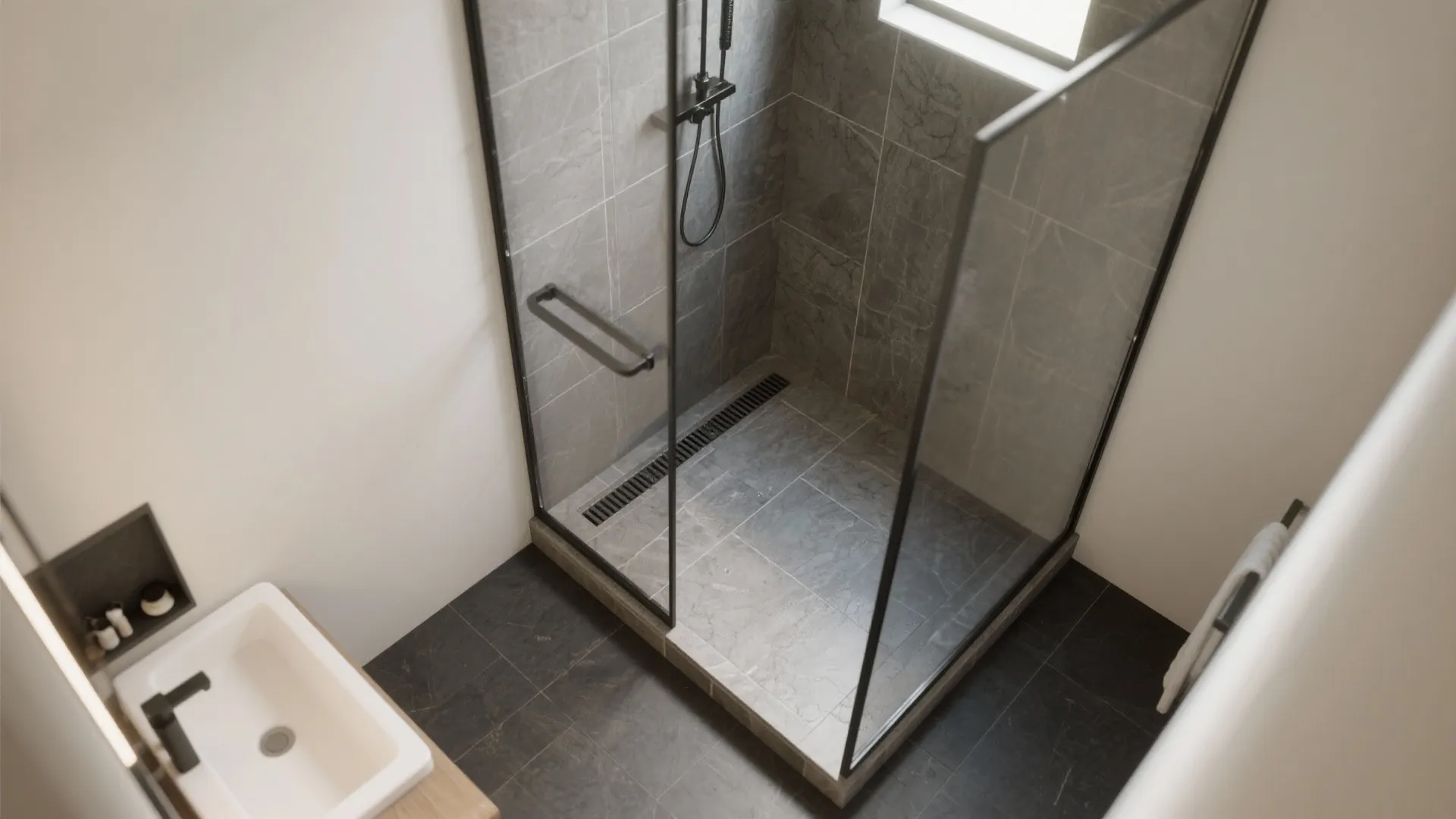 Tip 3: Large-format, low‑grout wet room