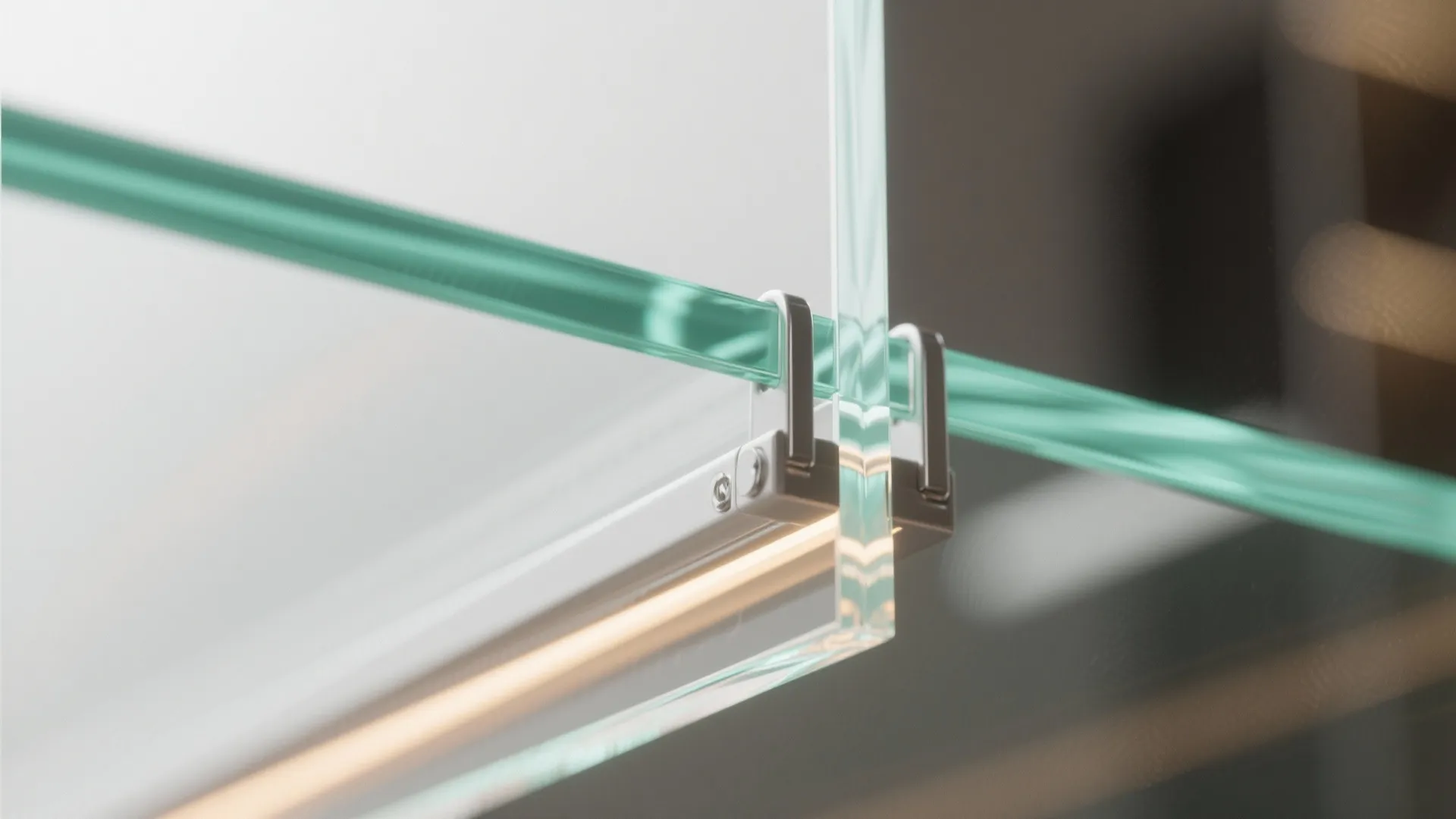 Frameless Glass Showcase for a Lighter Hall