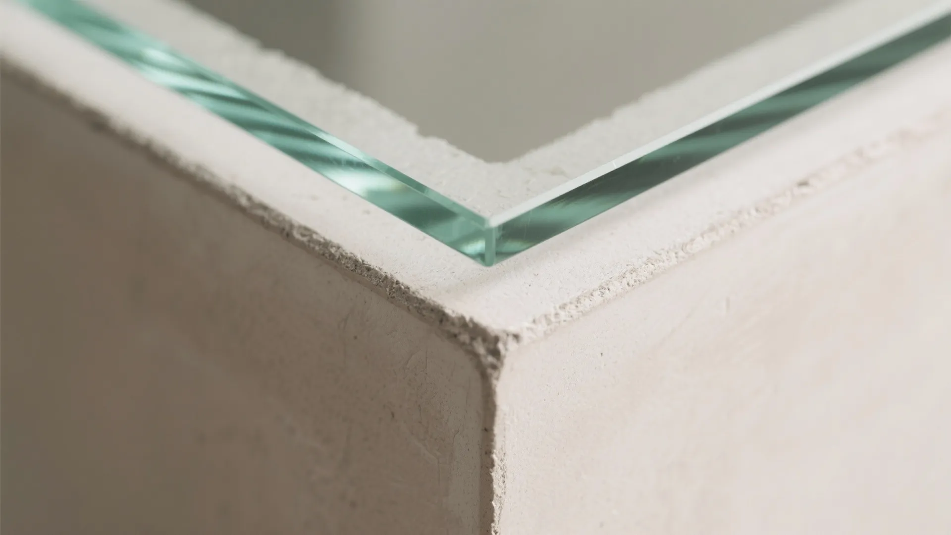 Light, glass, and a single plane of color