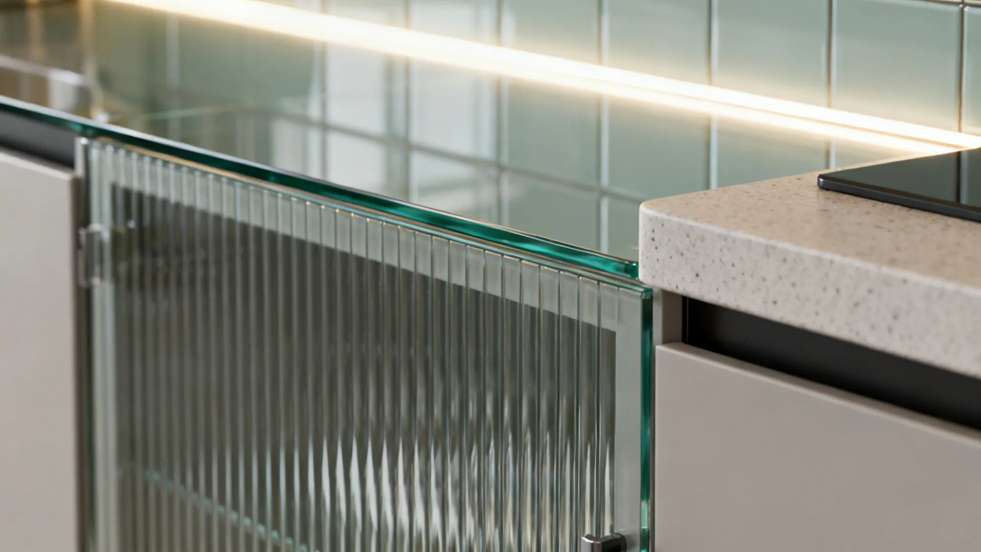 Glass and Light: Backsplashes, Doors, and Reflection