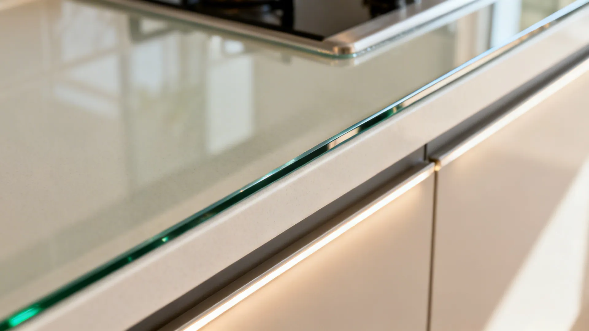 Glass Backsplashes for Light and Depth