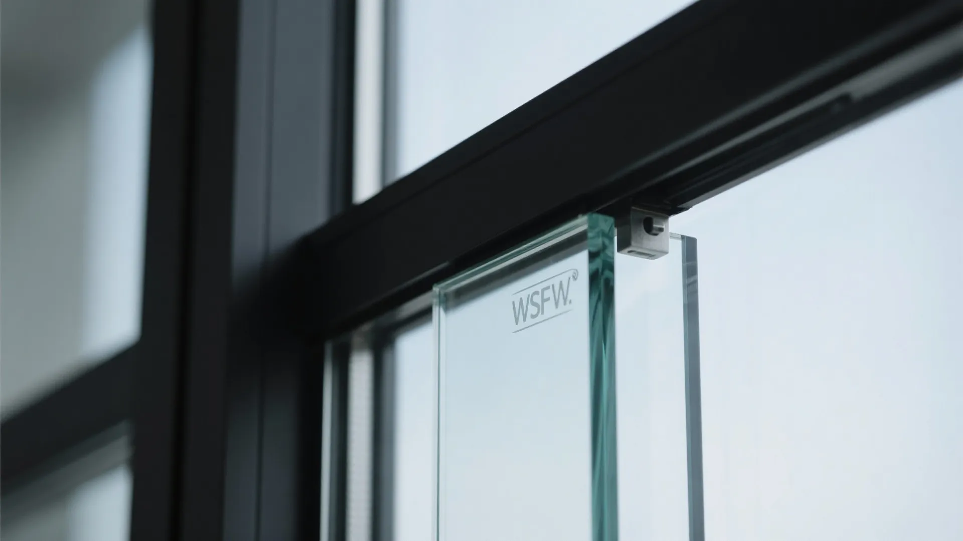 Glass panels and doorway frames that open sightlines