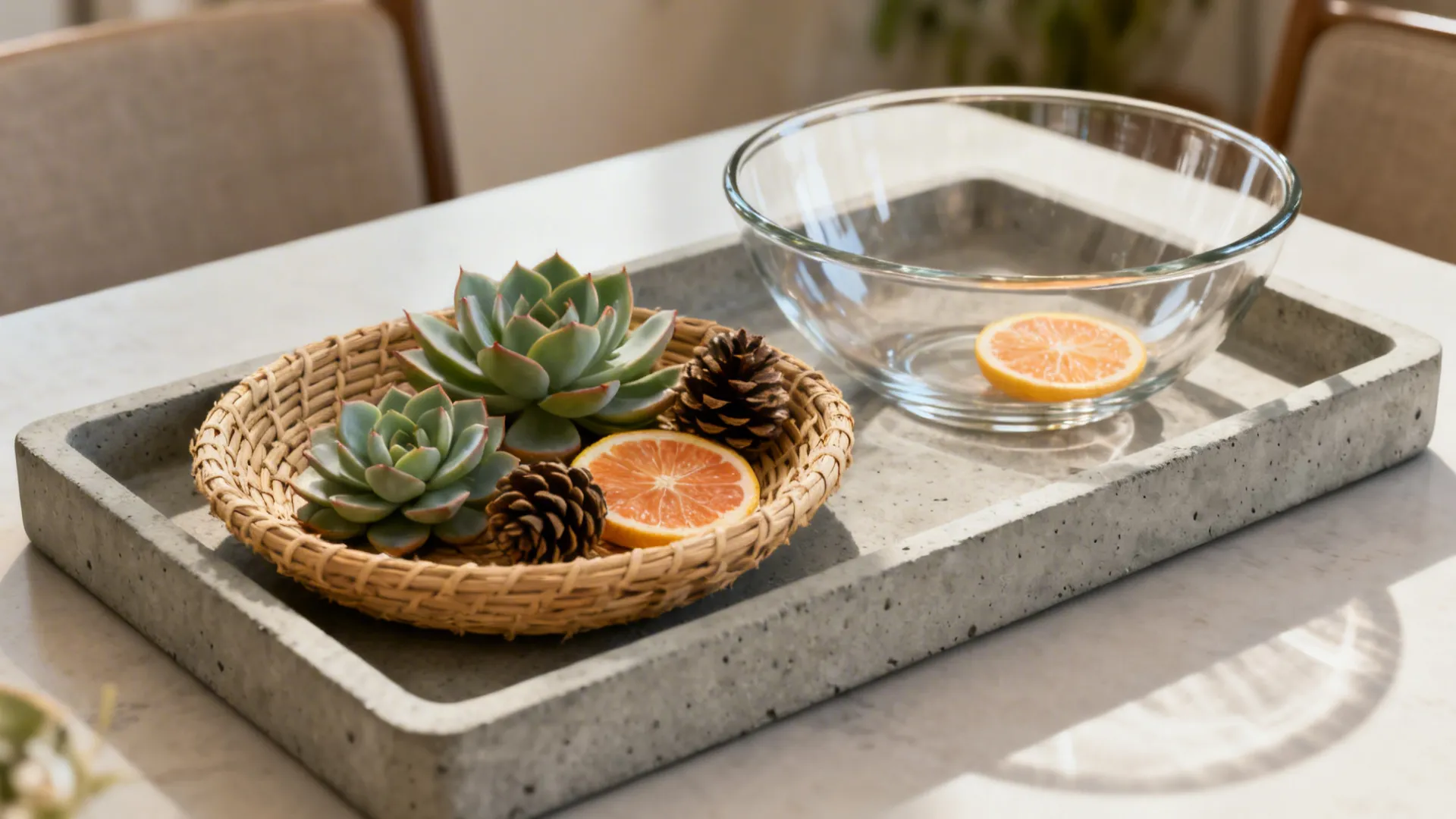 1. Low-layered natural vignette