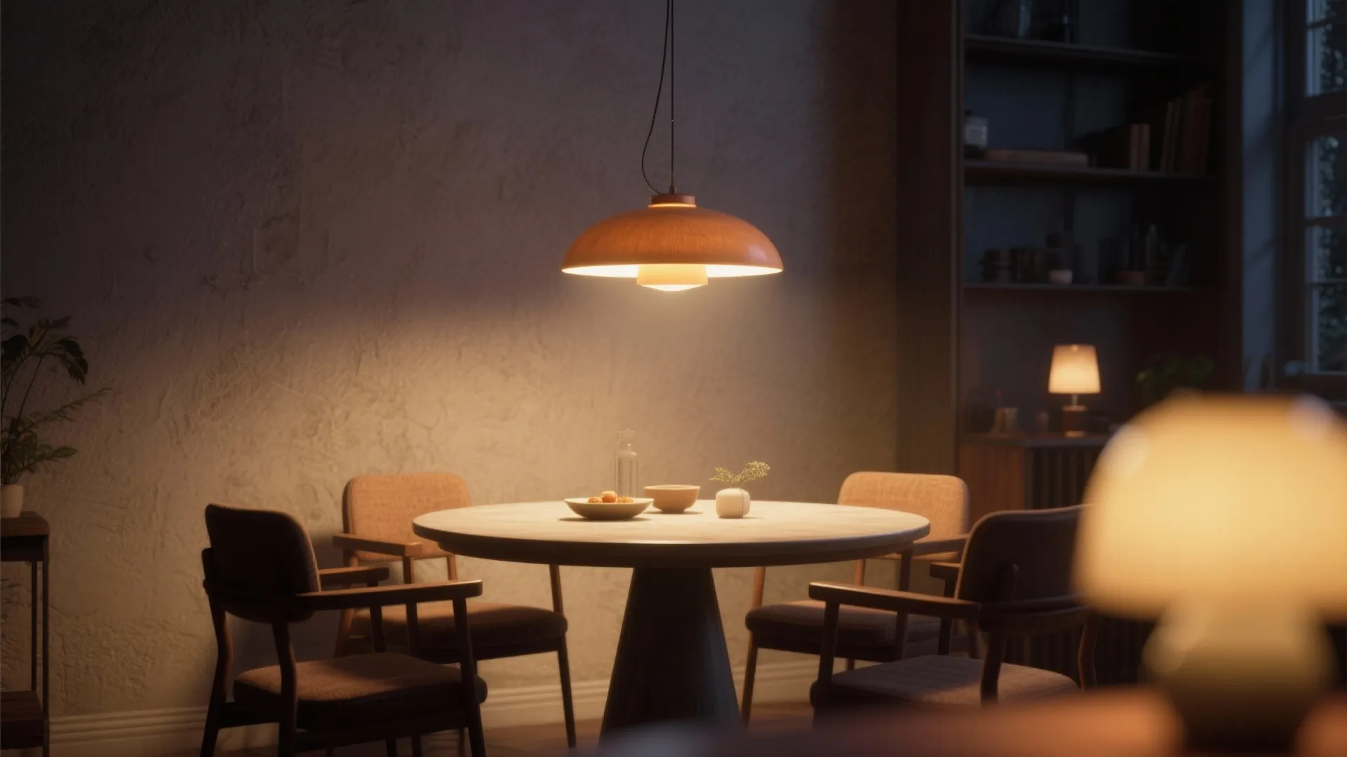 4. Keep lighting intimate and low