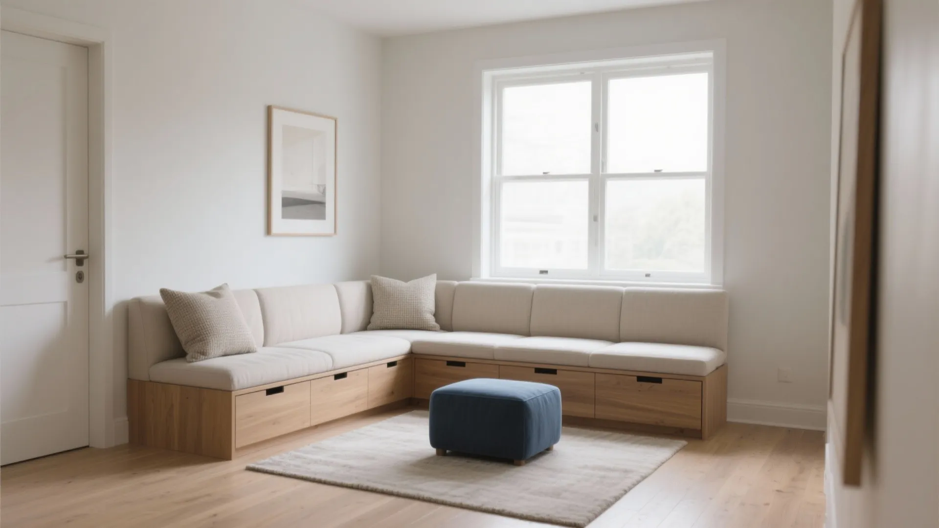 Low, Linear Seating to Preserve Sightlines