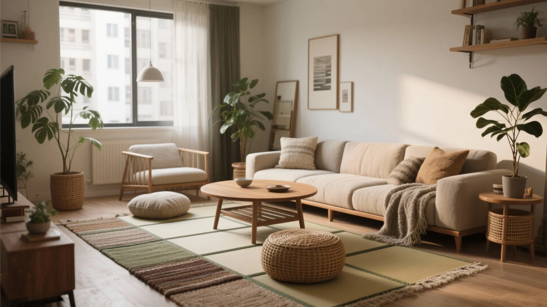 5 low seating ideas living room: space-smart style: Real designer tips, stories, and expert-backed guidance for a loungey, modern living room