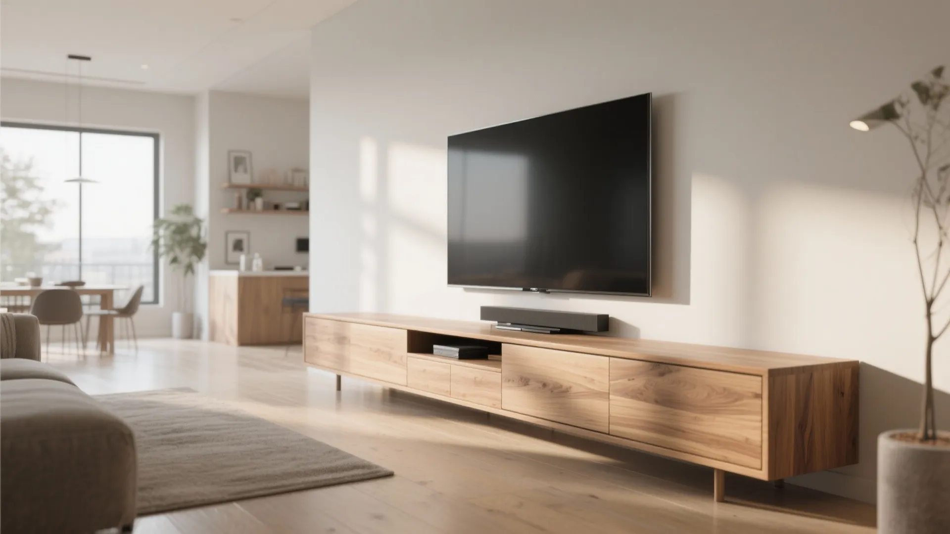 Low-profile Media Bench