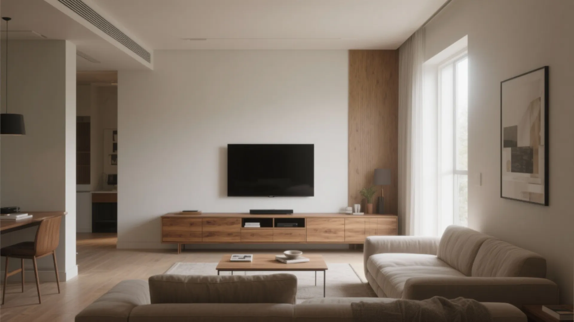 3. Anchor with a low-profile media unit