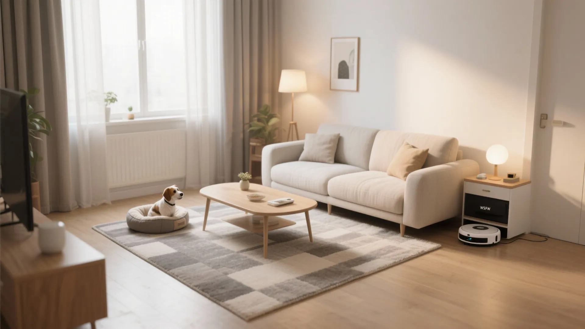 Go low-pile and washable for high-traffic homes