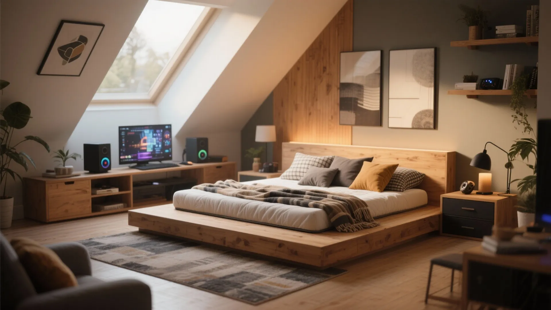 7. Low Platform with Mattress