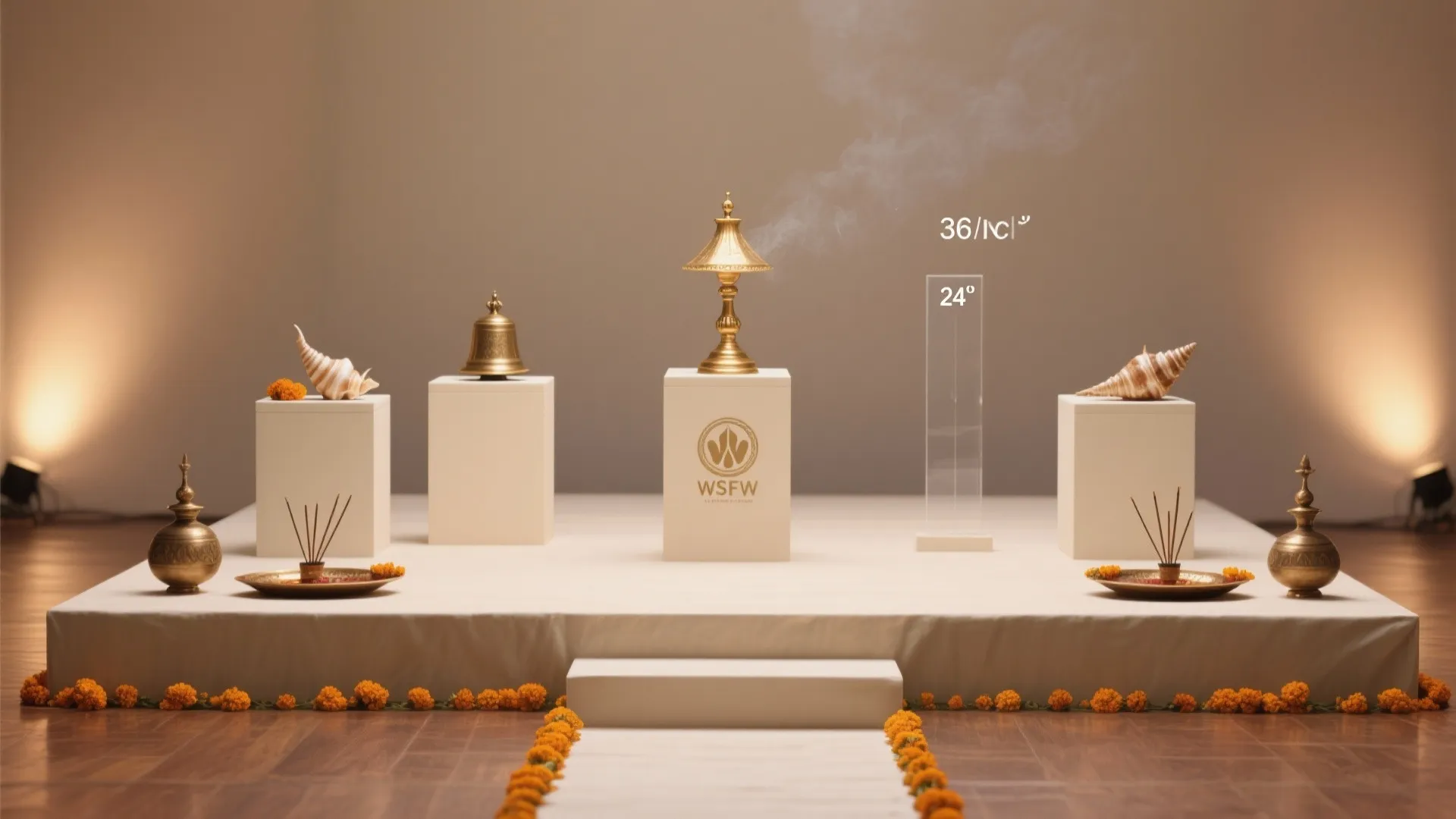 Low Plinths, Ritual Props, and Clean Pathways