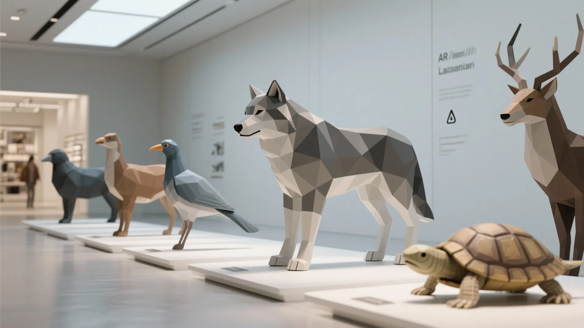 Low Poly 3D Animal Model: Minimalist Geometry Meets Animal Charm