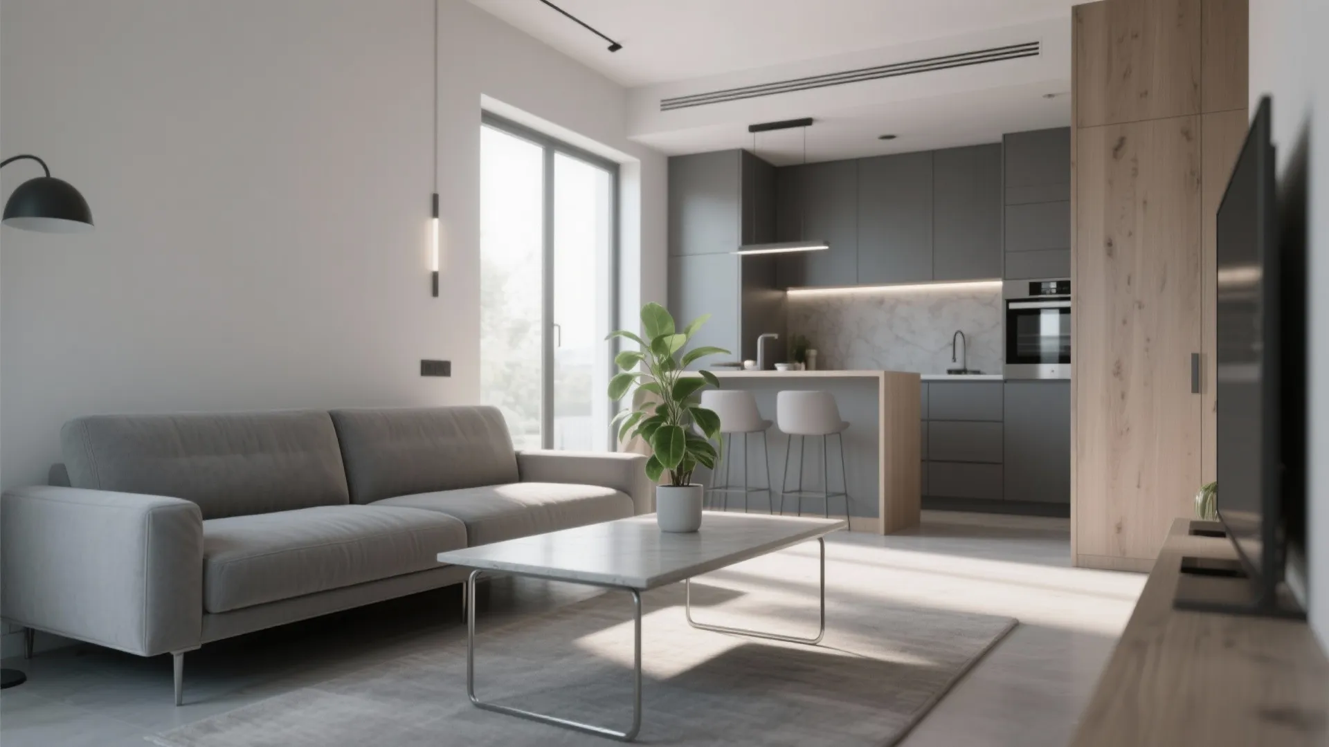 3. Optimize sightlines with low-scale furniture