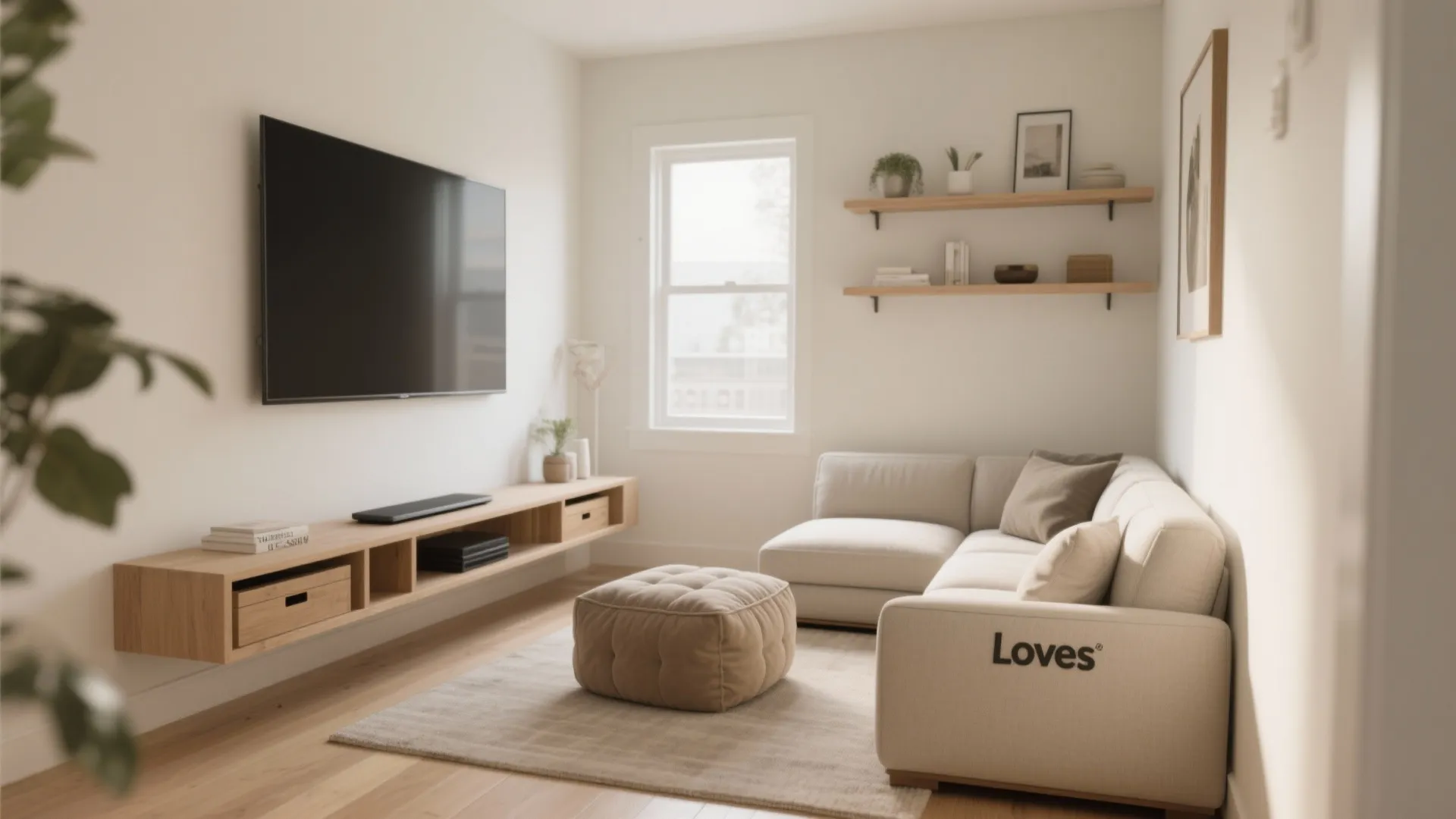 2. Use low-profile anchoring pieces