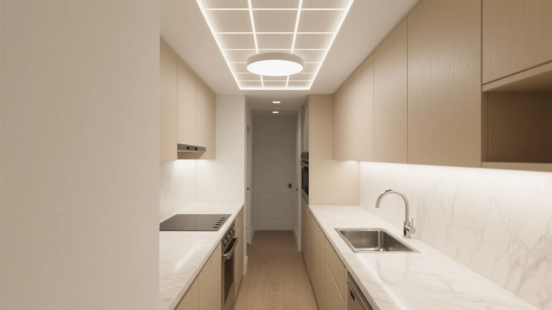Low-profile ambient lighting that disappears (and brightens)