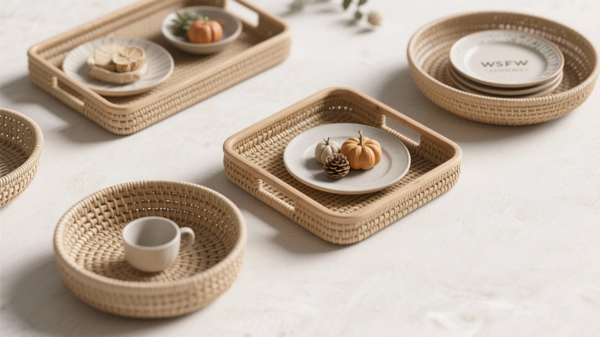 4. Use Low-Profile Storage Baskets