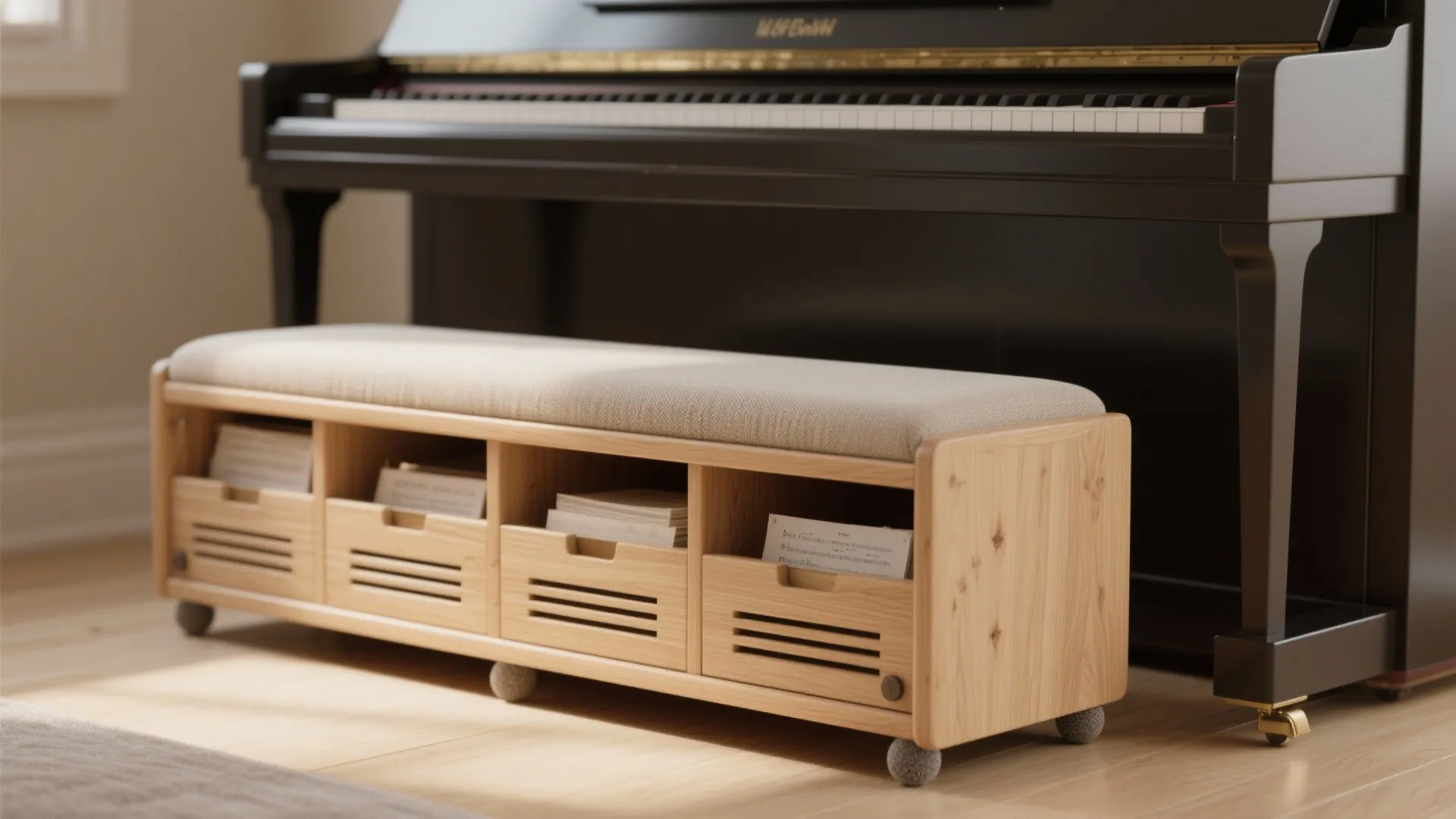 Low-Profile Storage and Benches