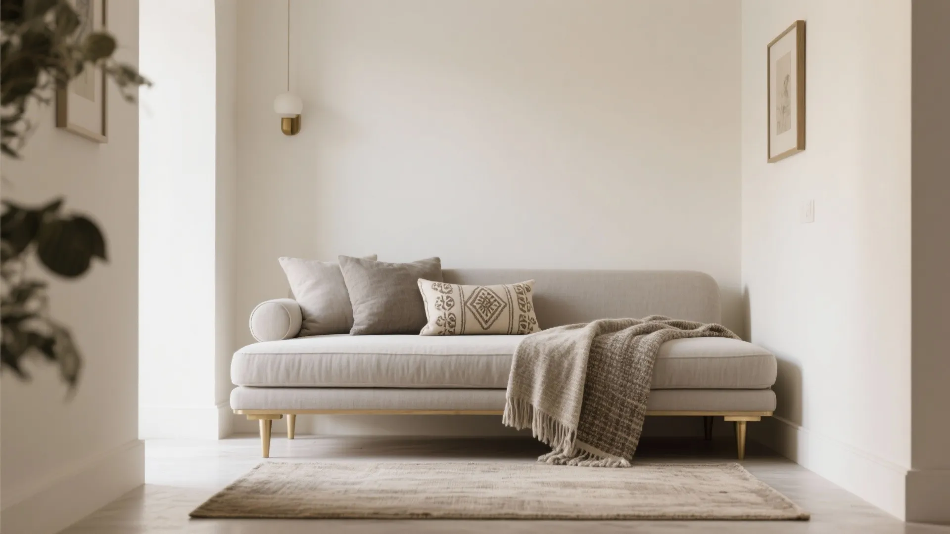 Low-profile Diwan With Layered Textiles