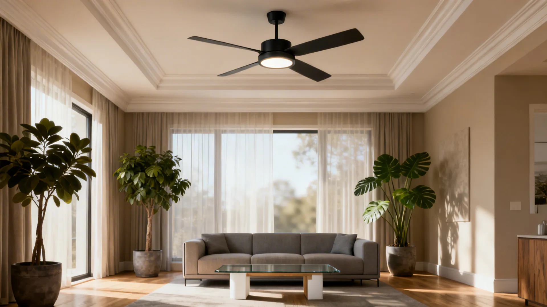 5 Living Room Ceiling Fan + Light Ideas: Small changes, big impact: ceiling fans with lights that elevate your living room